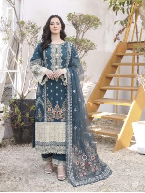 Stitched Floral Ethnic Suit